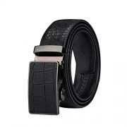 Men's Belt Ratchet Leather Dress Belt with Automatic Buckle 35mm Wide 27 - Cintos - $14.99  ~ 12.87€