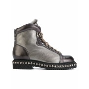 Metallic Lace-up Boots - Zapatos - $652.00  ~ 559.99€