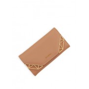Metallic Accented Tri Fold Wallet - Wallets - $7.99 