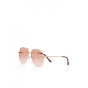 Metallic Aviator Sunglasses - Sunglasses - $6.99 