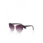 Metallic Cat Eye Sunglasses - Sunglasses - $5.99 