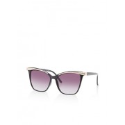 Metallic Cat Eye Sunglasses - Sunglasses - $4.99 