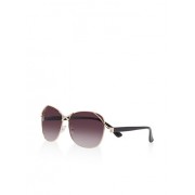 Metallic Detail Sunglasses - Sunglasses - $5.99 