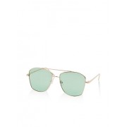 Metallic Geometric Top Bar Sunglasses - Sunčane naočale - $5.99  ~ 5.14€