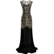 Metme Women's 1920s Sequin Vintage Dress - sukienki - $51.99  ~ 44.65€
