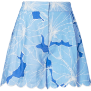 Milly Casey Waterlily Scalloped Shorts - Shorts - 
