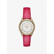 Mini Lauryn Embossed Leather Watch - Uhren - $225.00  ~ 193.25€