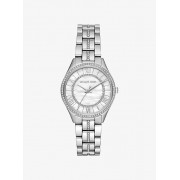 Mini Lauryn Pave Silver-Tone Watch - Ure - $250.00  ~ 214.72€