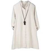 Minibee Women's Button Down Jacket Long Sleeve Jacquard Blouses Cardigan - Jacket - coats - $31.98 