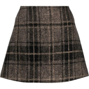 Mini plaid skirt - Röcke - 