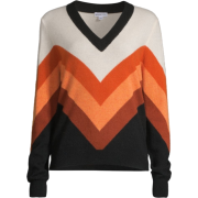 Minnie Rose Cashmere Chevron Pullover - Puloveri - 
