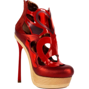Galliano Red Heels - Shoes - 