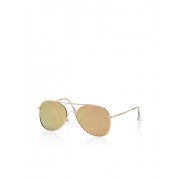 Mirror Metallic Aviator Sunglasses - Sunglasses - $5.99 