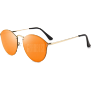 Mirrored Sunglasses  -  ORANGE RED  - Sunglasses - $10.04  ~ £7.63