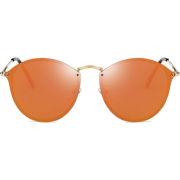 Mirrored Sunglasses  -  ORANGE RED  - 墨镜 - $10.04  ~ ¥67.27