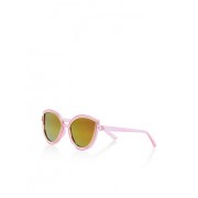 Mirrored Metallic Cat Eye Sunglasses - Sunglasses - $3.99 