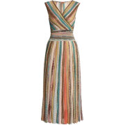 Missoni Metallic-Striped Knitted dress - Dresses - 