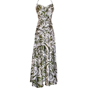 Mod Satin Halter Prom Gown Holiday Party Cocktail Formal Dress Bridesmaid Olive - Dresses - $39.99 