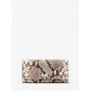 Mott Snake-Embossed-Leather Wallet - Wallets - $168.00 