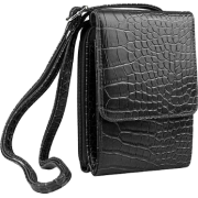 Mundi Lighten Up Croco Wallet BLACK - Brieftaschen - $24.50  ~ 21.04€