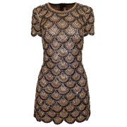 NAEEM KHAN scalloped dress - Vestidos - 