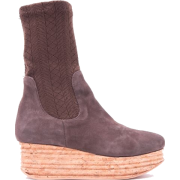 NIKA MOCHA SOCK BOOT - Boots - $421.00  ~ £319.96