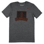 NIKE Men's San Francisco Giants Marled Logo T-Shirt Small Marble Gray Black - Košulje - kratke - $29.99  ~ 190,51kn