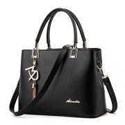 NWT Womens 2 Seperate Compartment Medium Size Leather Crossbody Top-handle Satchel Handbags - Bag - $35.00 
