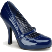 Navy Blue Pinup Couture Maryjane Pump - 6 - Schuhe - $50.00  ~ 42.94€