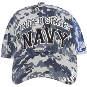 Navy Camo Hat - Шляпы - 