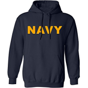 Navy Hoodie - Пуловер - 