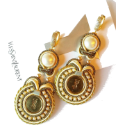 New Earrings from authentic buttons wedd - Ohrringe - 