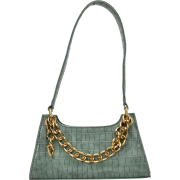 New Trendy Fashion One-shoulder Chain Ladies Portable Underarm Bag Nhlh253761 - 女士无带提包 - 
