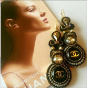 New earrings made of authentic buttons. - Mein aussehen - 