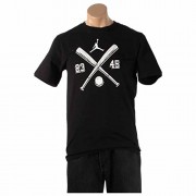 Nike AJ IX TEE Men T-Shirt Black/White 649346-010 (SIZE: L) - Košulje - kratke - 