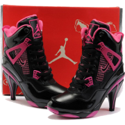 Nike Air Jordan 4 Heels Black/ - Sneakers - 