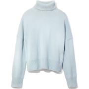 Nili Lotan Light Blue Turtleneck Sweater - Pullovers - 