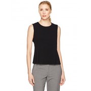 Nine West Women's Bi Stretch Jewel Neck Solid Blouse - Camisa - curtas - $9.45  ~ 8.12€