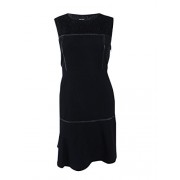 Nine West Women's Lace-Trim Fit & Flare Dress(18, Black) - Dresses - $39.98 