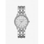 Nini Pave Silver-Tone Watch - Ure - $325.00  ~ 279.14€