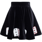 OLYMPIA LE-TAN Playing Cards skirt - Gonne - 