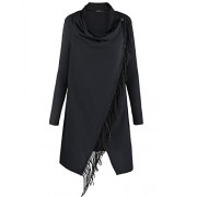 OUGES Women's Long Sleeve Tassel Hem Knitted Sweater Coat Outwear - Srajce - kratke - $28.99  ~ 24.90€