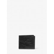 Odin Embossed Leather Billfold Wallet - Wallets - $98.00 