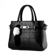 Office Lady Women's Top-Handle Handbag Fashion Shopper Cross Body Bag Medium Satchel - Bag - $27.98 