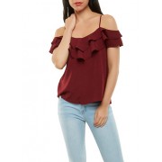 Off the Shoulder Ruffle Top - Top - $14.97  ~ 95,10kn