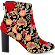 Olympia Embroidered high shaft bootie - Botas - 