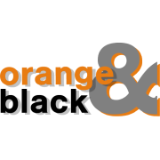 Orange & Black Text - イラスト用文字 - 