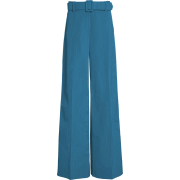 Oscar de la Renta Moiré Wide-Leg Pants - Capri hlače - 