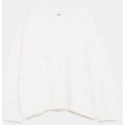 Oversized pullover with pompons - Puloveri - 