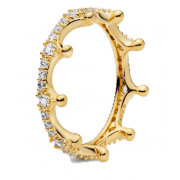 PANDORA Clear Sparkling Crown Ring - Prstenje - 